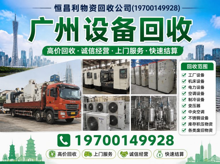 从化区珠三角物资回收展示图